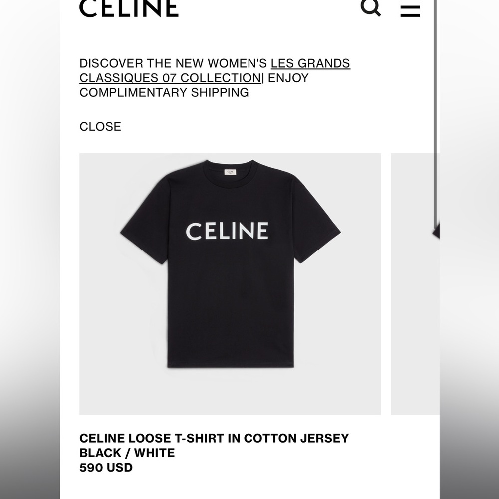 Celine shirt almost new